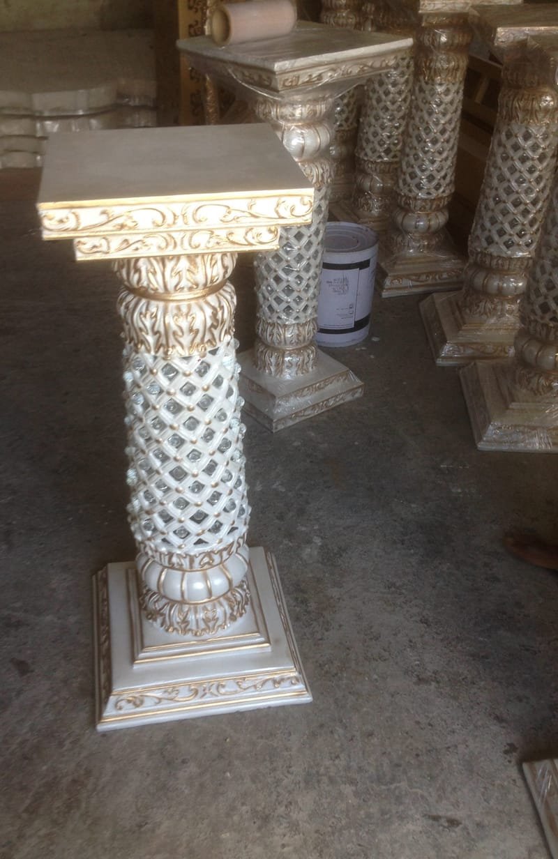 Fiberglass Mandap Pillars: Premium Fiber
