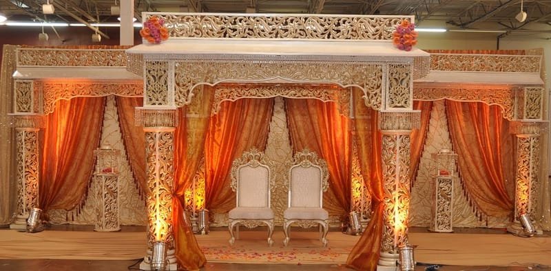 Fiberglass Sangeet Stage: High-Quality Fiber