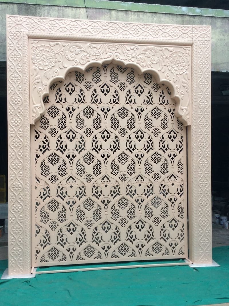 Indian Wedding Backdrop: Premium Fabric, Fiber, Decorative Elements