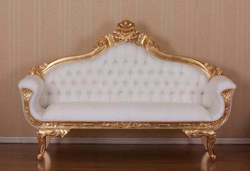Royal Wedding Sofa: Wood, Premium Fabric, Upholstery